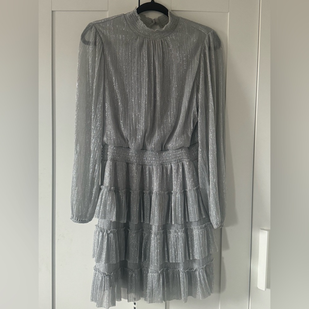 The dresses are Express bran size L they were used once for